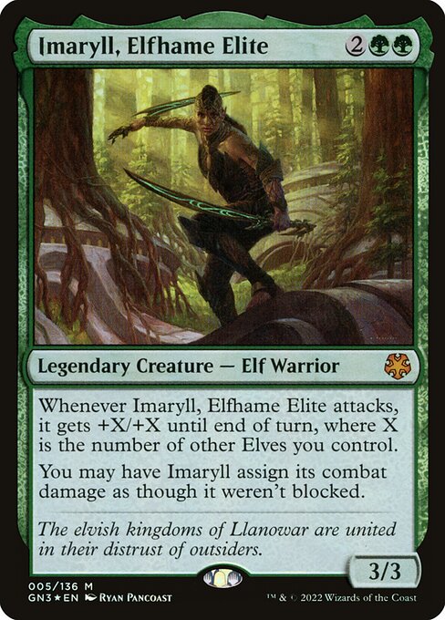 Imaryll, Elfhame Elite (5) (Foil) - Game Night: Free-for-All - Game On