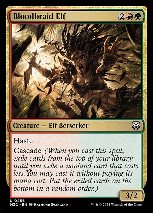 Bloodbraid Elf (256) - Modern Horizons 3 Commander - Game On