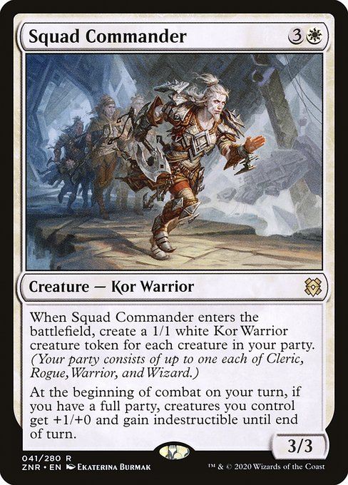 Squad Commander (41) (Foil) - Zendikar Rising - Game On