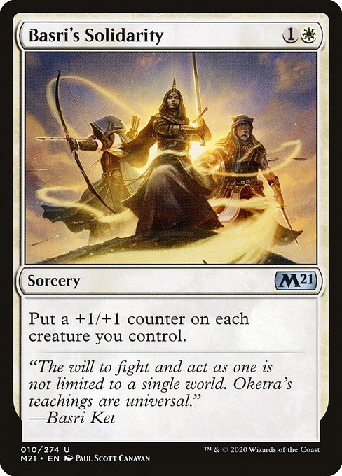 Basri's Solidarity (10) (Foil) - Core Set 2021 - Game On
