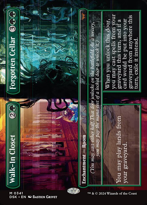 Walk-In Closet // Forgotten Cellar (341) - BORDERLESS - Duskmourn: House of Horror - Game On