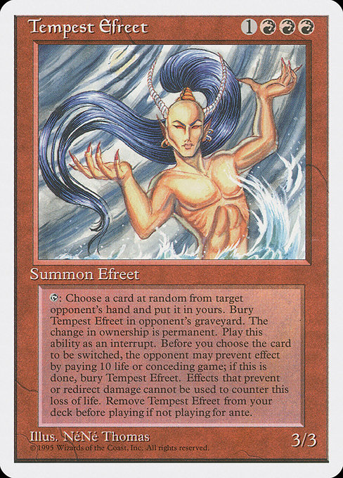 Tempest Efreet (225) - Fourth Edition - Game On