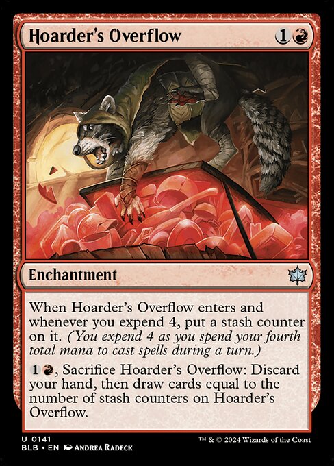 Hoarder's Overflow (141) (Foil) - Bloomburrow - Game On