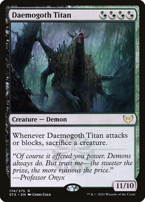 Daemogoth Titan (174) (Foil) - Strixhaven: School of Mages - Game On