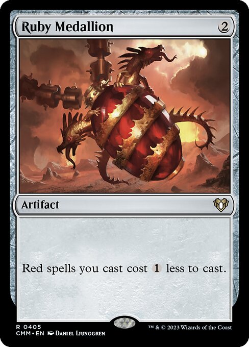 Ruby Medallion (405) (Foil) - Commander Masters - Game On