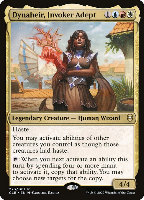 Dynaheir, Invoker Adept (273) (Foil) - Commander Legends: Battle for Baldur's Gate - Game On