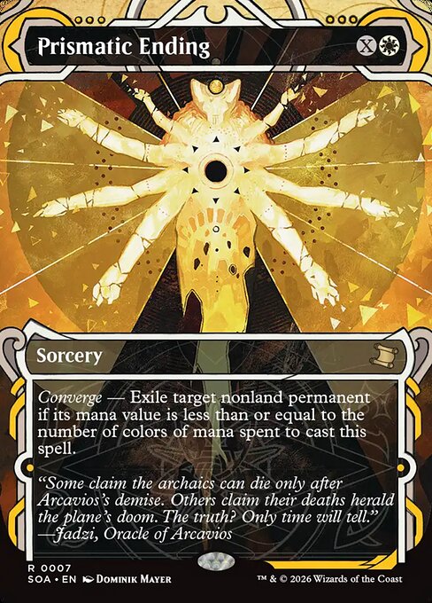 Prismatic Ending (7) - BORDERLESS - Secrets of Strixhaven Mystical Archive - Game On