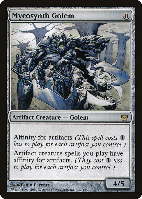 Mycosynth Golem (137) (Foil) - Fifth Dawn - Game On
