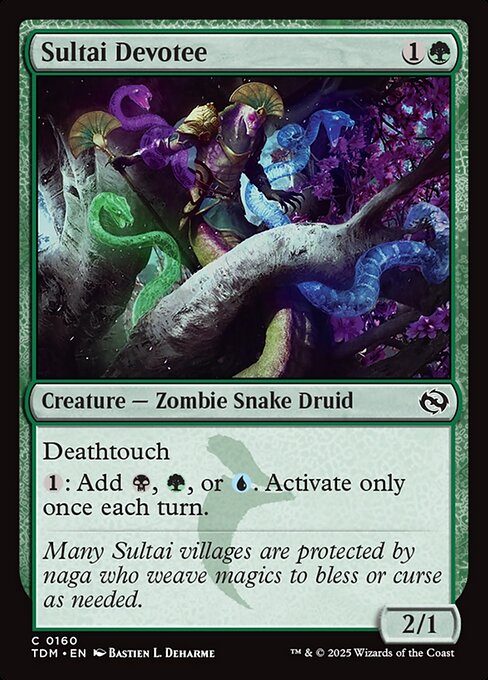 Sultai Devotee (160) - Tarkir: Dragonstorm - Game On