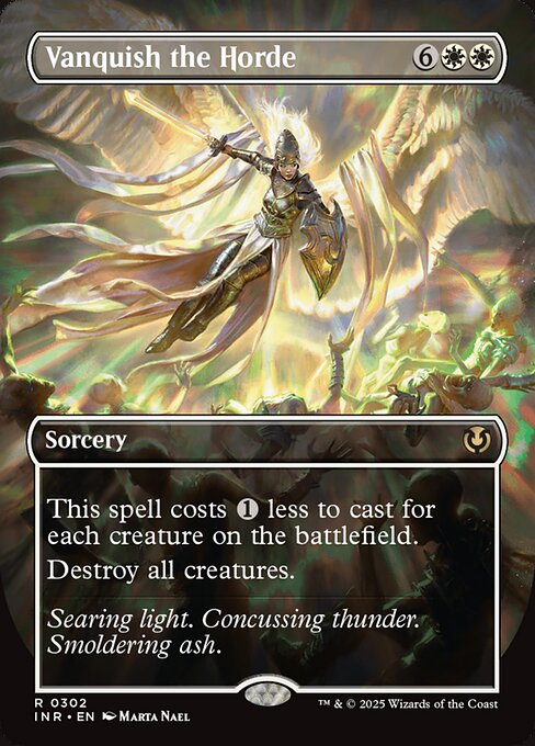 Vanquish the Horde (302) - BORDERLESS - FULL ART (Foil) - Innistrad Remastered - Game On