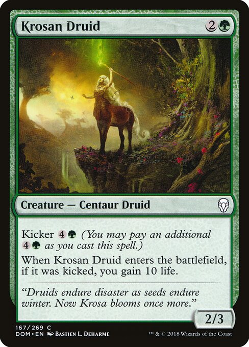 Krosan Druid (167) (Foil) - Dominaria - Game On