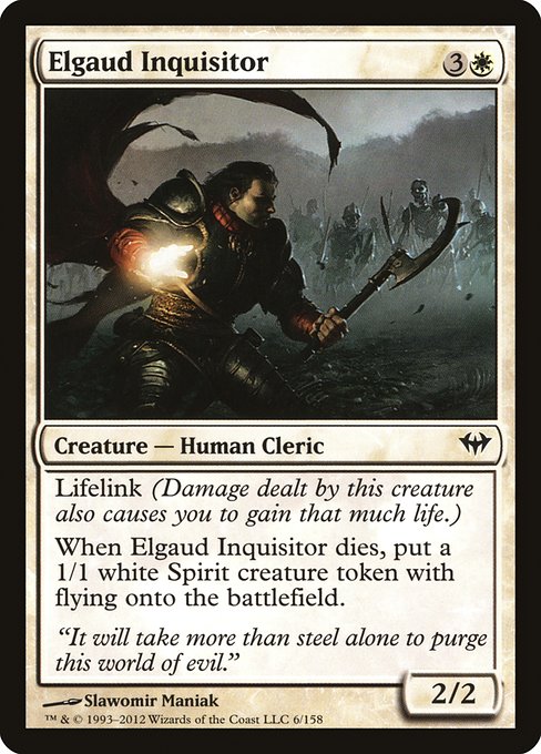 Elgaud Inquisitor (6) (Foil) - Dark Ascension - Game On