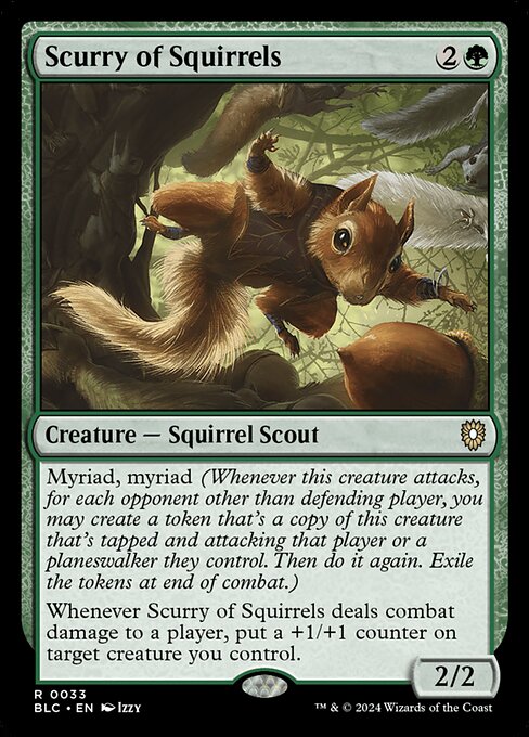Scurry of Squirrels (33) - Bloomburrow Commander - Game On