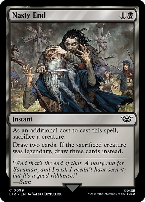 Nasty End (99) (Foil) - The Lord of the Rings: Tales of Middle-earth - Game On