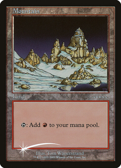 Mountain (5) (Foil) - Arena League 2001 - Game On