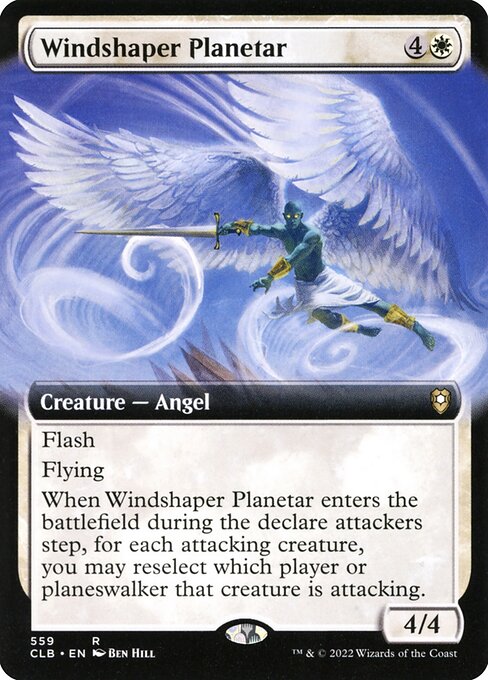 Windshaper Planetar (559) - EXTENDED ART - Commander Legends: Battle for Baldur's Gate - Game On