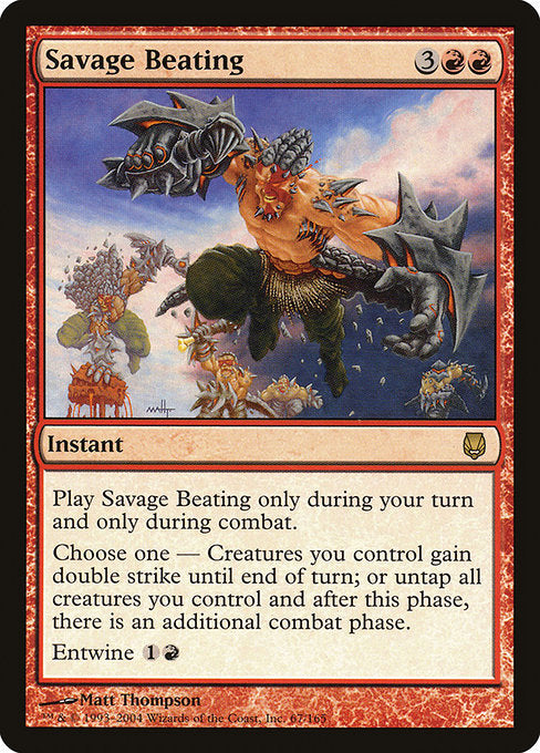 Savage Beating (67) (Foil) - Darksteel - Game On