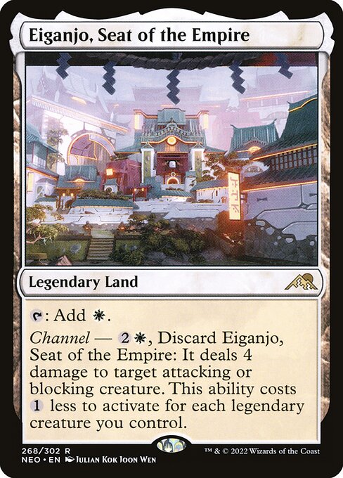Eiganjo, Seat of the Empire (268) (Foil) - Kamigawa: Neon Dynasty - Game On
