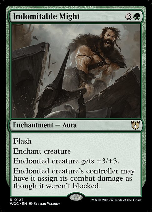 Indomitable Might (127) - Wilds of Eldraine Commander - Game On