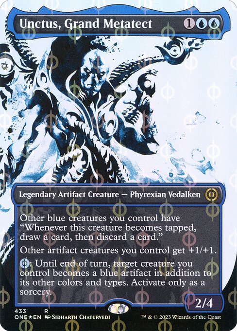 Unctus, Grand Metatect (433) - BORDERLESS (Foil) - Phyrexia: All Will Be One - Game On