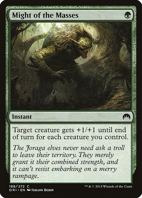 Might of the Masses (188) (Foil) - Magic Origins - Game On