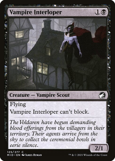 Vampire Interloper (125) (Foil) - Innistrad: Midnight Hunt - Game On