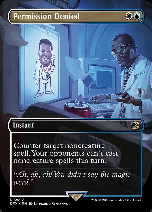 Permission Denied (17) - BORDERLESS - FULL ART - Jurassic World Collection - Game On