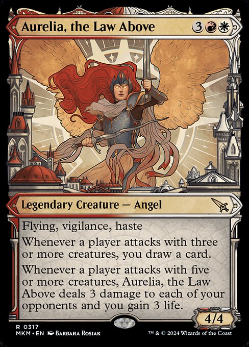 Aurelia, the Law Above (317) - SHOWCASE (Foil) - Murders at Karlov Manor - Game On