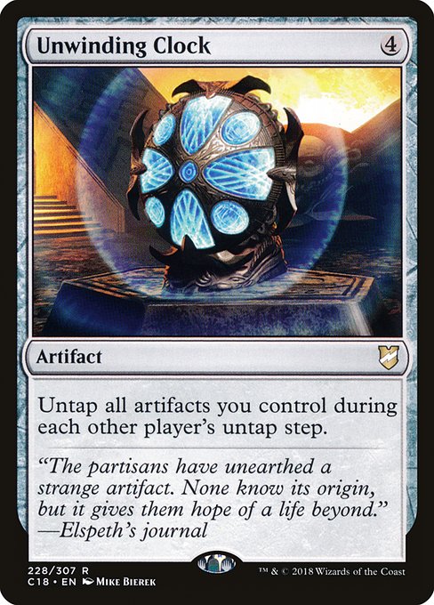 Unwinding Clock (228) - Commander 2018 - Game On