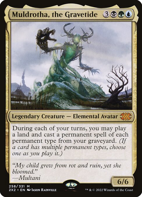 Muldrotha, the Gravetide (258) - Double Masters 2022 - Game On