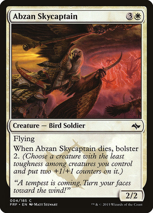 Abzan Skycaptain (4) (Foil) - Fate Reforged - Game On