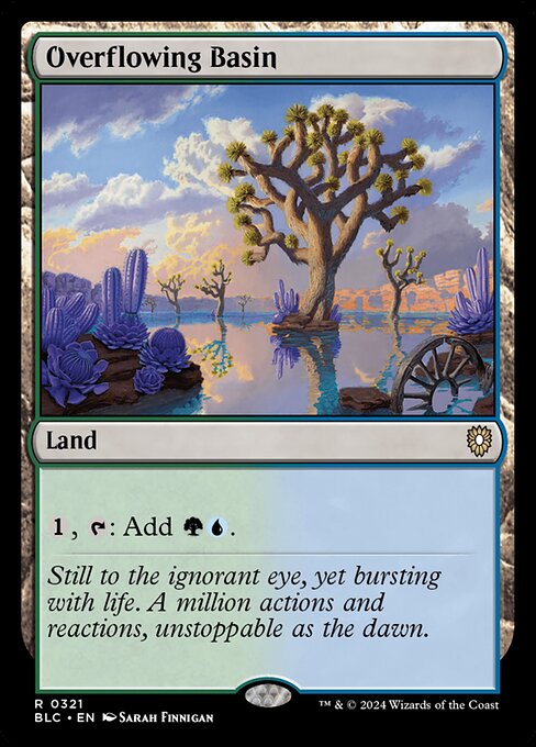 Overflowing Basin (321) - Bloomburrow Commander - Game On