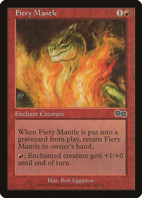 Fiery Mantle (186) - Urza's Saga - Game On