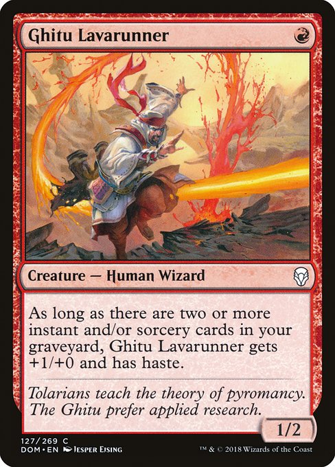 Ghitu Lavarunner (127) - Dominaria - Game On