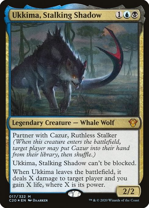 Ukkima, Stalking Shadow (17) (Foil) - Commander 2020 - Game On