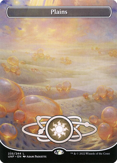 Plains (235) - BORDERLESS - FULL ART - Unfinity - Game On