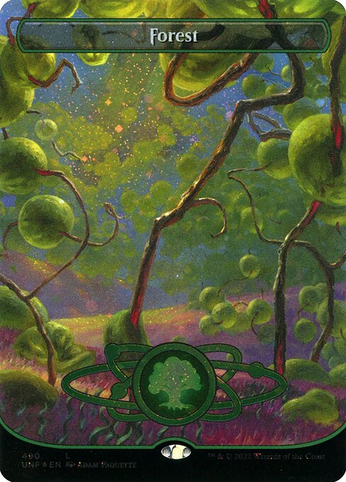 Forest (490) - FULL ART (Foil) - Unfinity - Game On