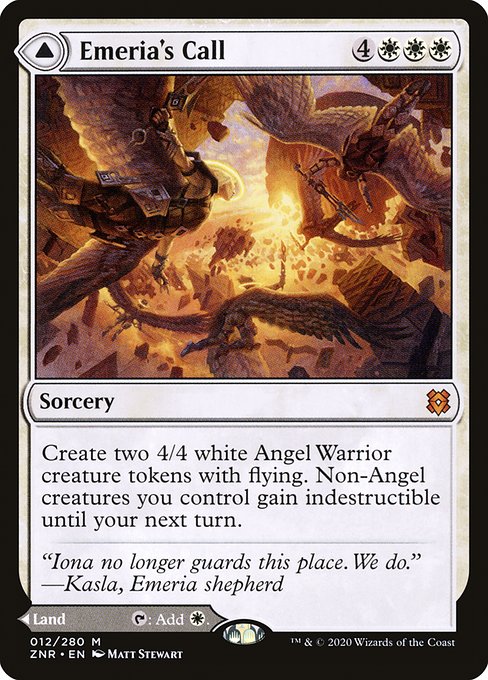 Emeria's Call // Emeria, Shattered Skyclave (12) - Zendikar Rising - Game On