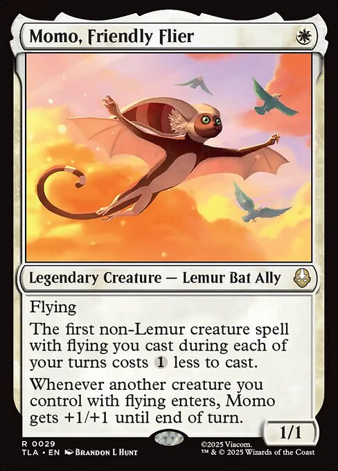 Momo, Friendly Flier (29) (Foil) - Avatar: The Last Airbender - Game On