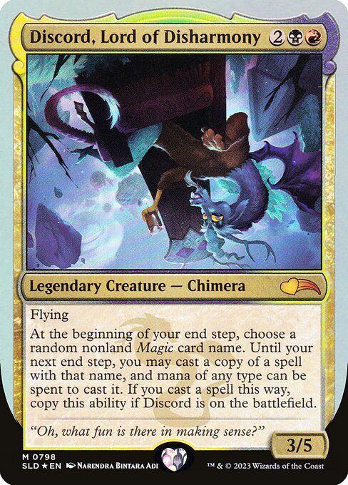 Discord, Lord of Disharmony (798) (Foil) - Secret Lair Drop - Game On
