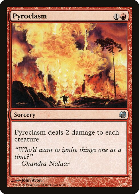 Pyroclasm (63) - Duel Decks: Heroes vs. Monsters - Game On