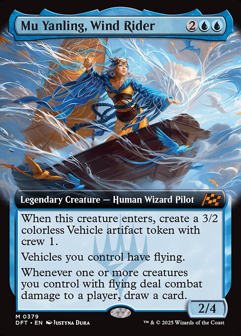 Mu Yanling, Wind Rider (379) - EXTENDED ART - Aetherdrift - Game On