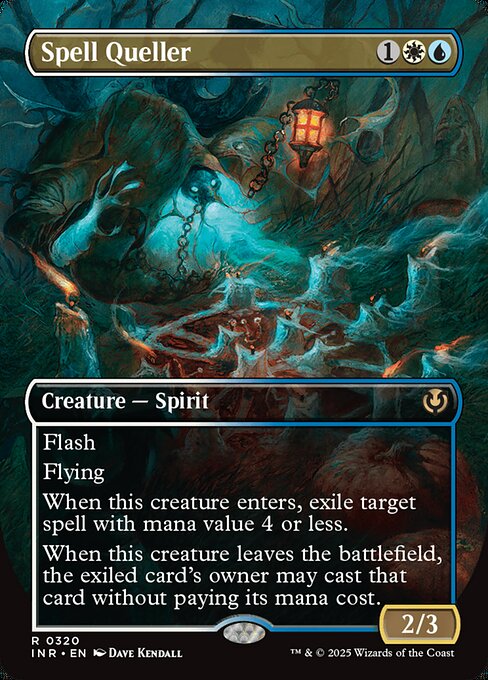 Spell Queller (320) - BORDERLESS - FULL ART (Foil) - Innistrad Remastered - Game On