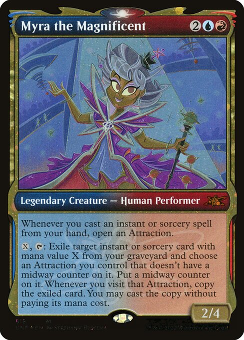 Myra the Magnificent (518) - SHOWCASE (Foil) - Unfinity - Game On