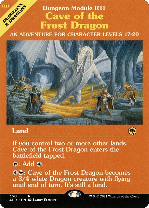 Cave of the Frost Dragon (350) - SHOWCASE - Adventures in the Forgotten Realms - Game On