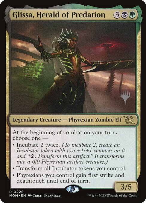 Glissa, Herald of Predation (226p) - March of the Machine Promos - Game On