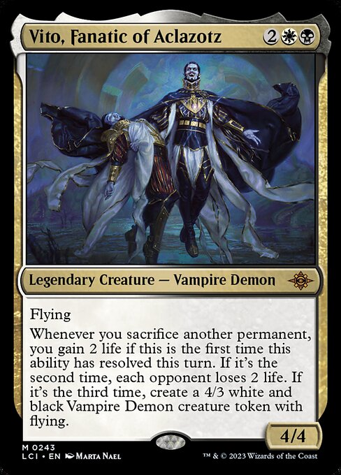 Vito, Fanatic of Aclazotz (243) (Foil) - The Lost Caverns of Ixalan - Game On