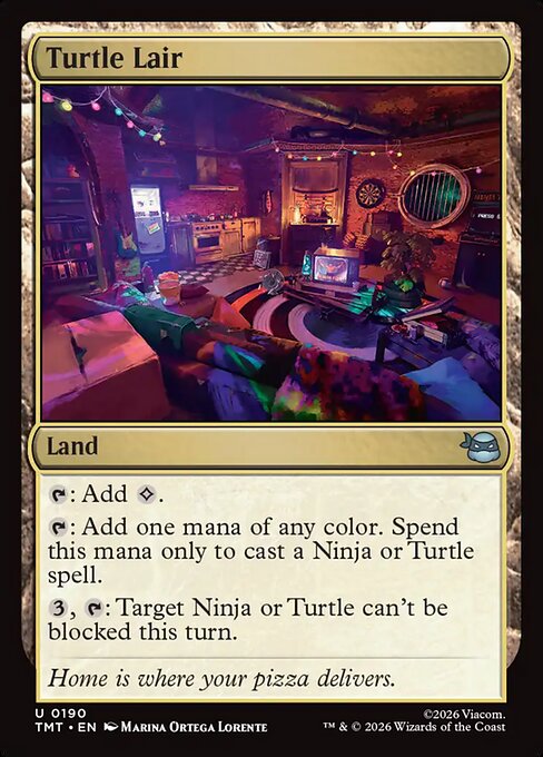 Turtle Lair (190) - Teenage Mutant Ninja Turtles - Game On