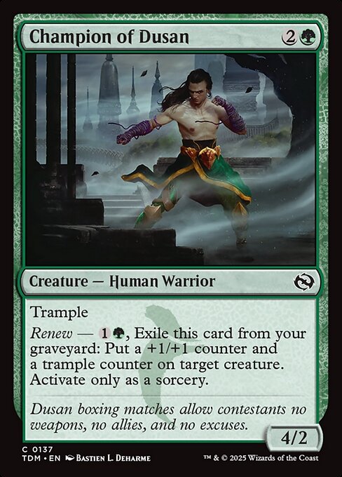 Champion of Dusan (137) (Foil) - Tarkir: Dragonstorm - Game On