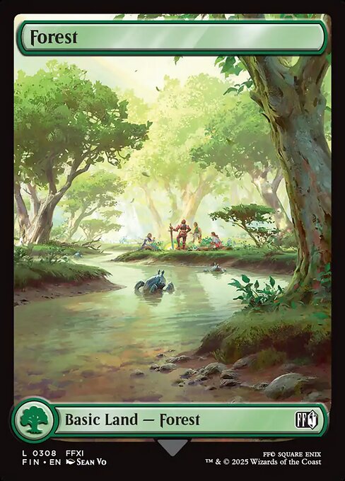 Forest (308) - FULL ART (Foil) - Final Fantasy - Game On